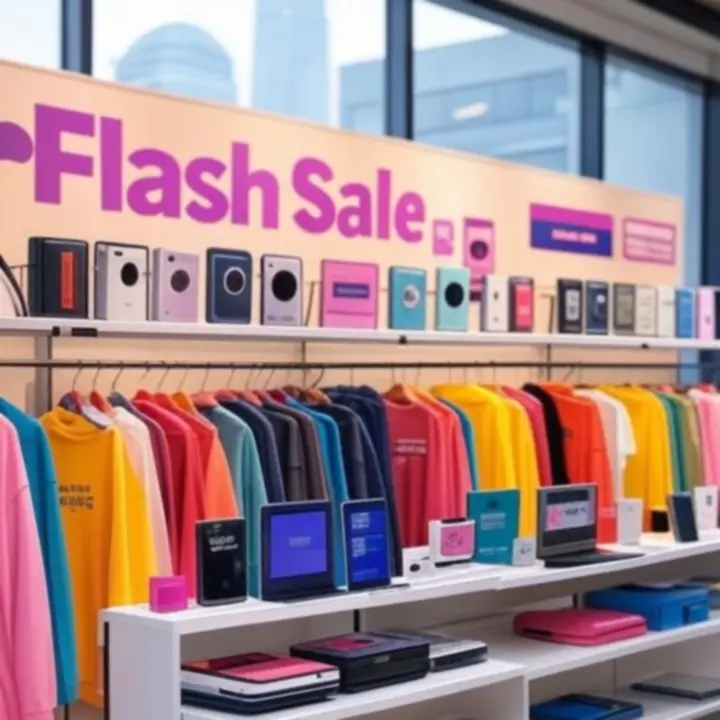 Produkty objęte błyskawiczną wyprzedażą flash sale